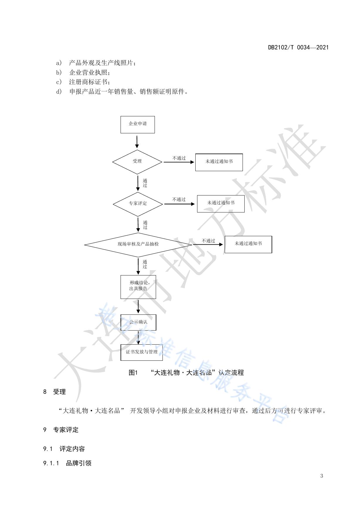 “大连礼物·大连名品”认定通用要求