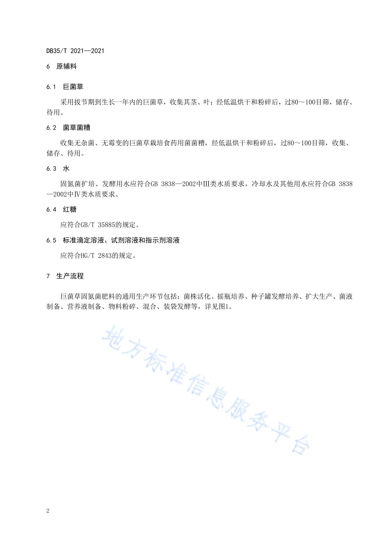 巨菌草固氮菌肥料生产技术规范