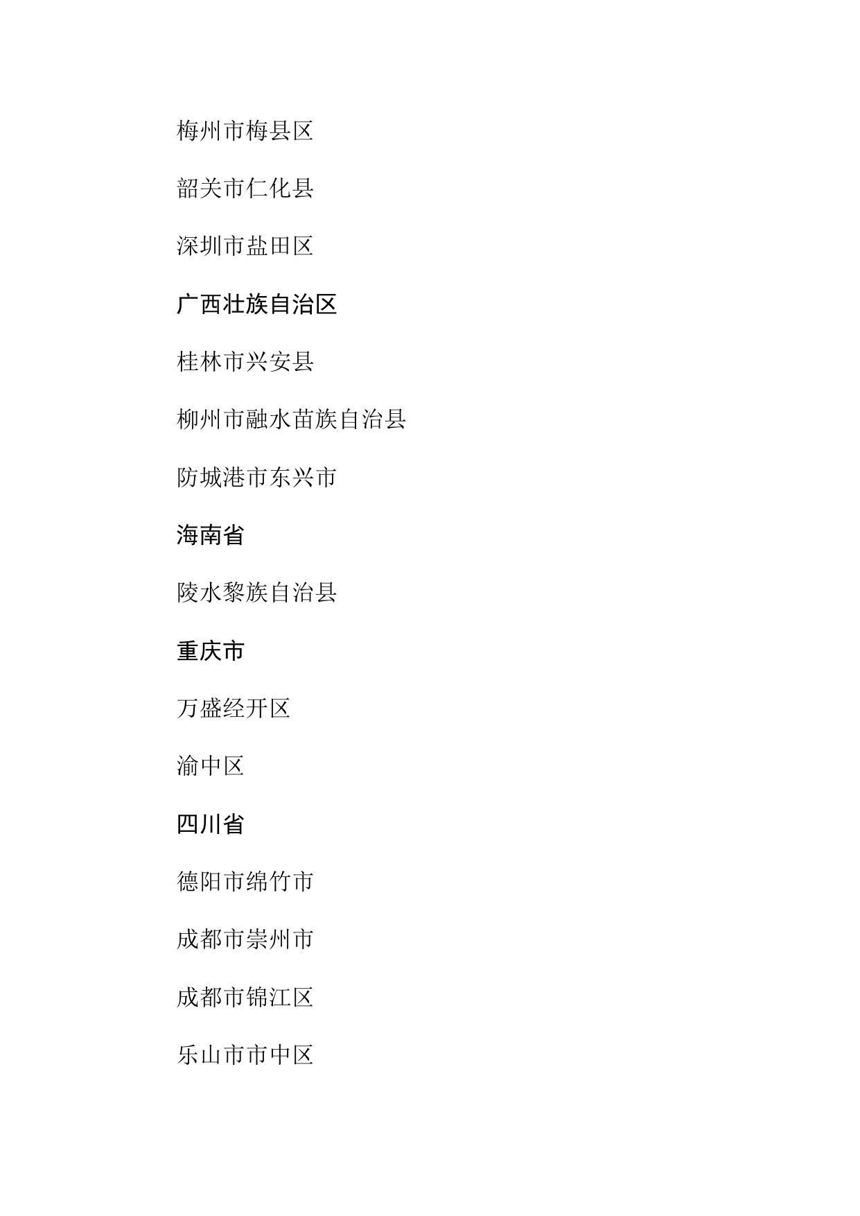 第二批国家全域旅游示范区公示名单.docx