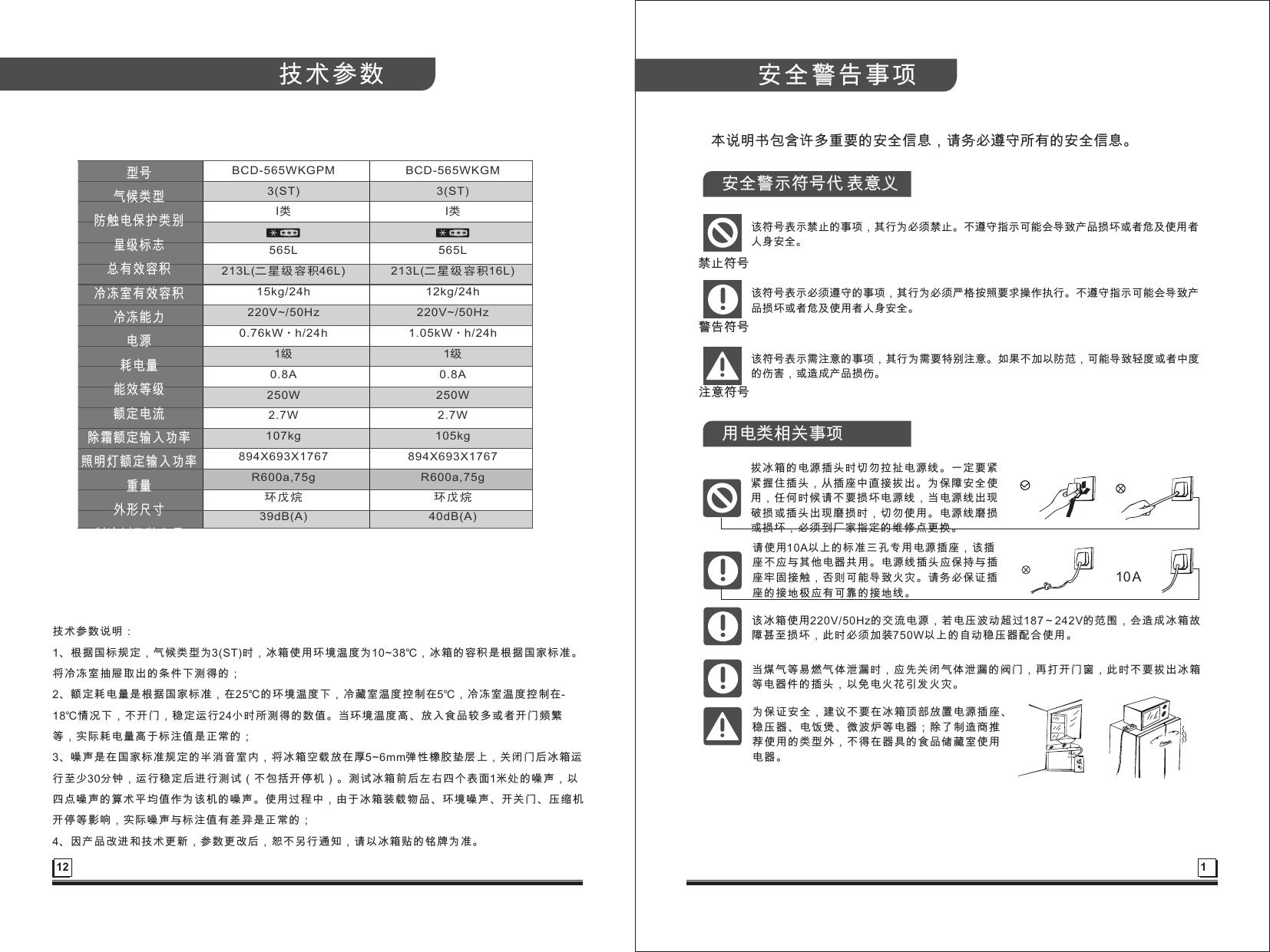 BCD-565WKGPM冰箱 说明书.pdf