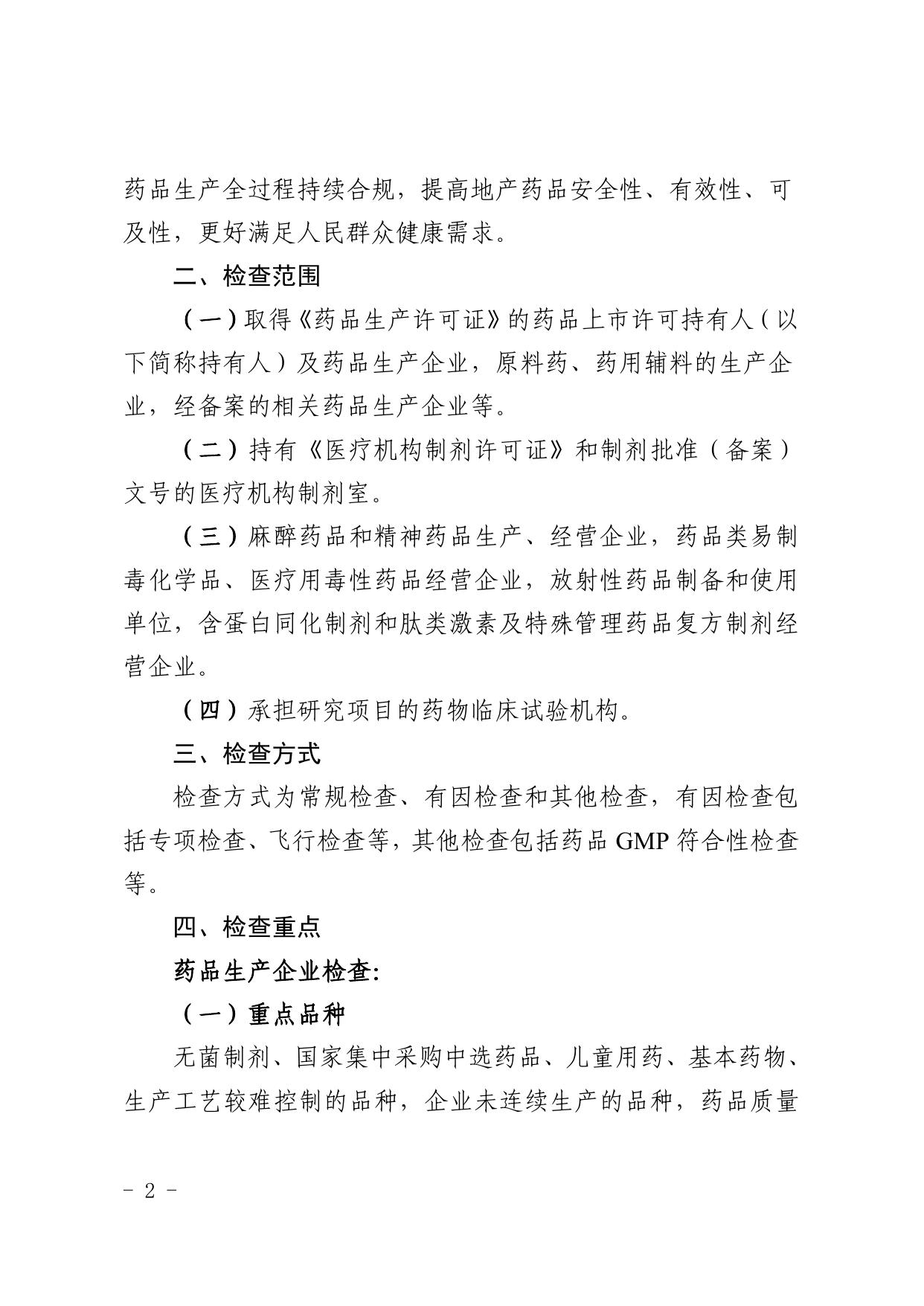 关于印发2022年全区药品生产和特殊管理药品监督检查计划的通知（宁药监函发〔2022〕24号）.pdf