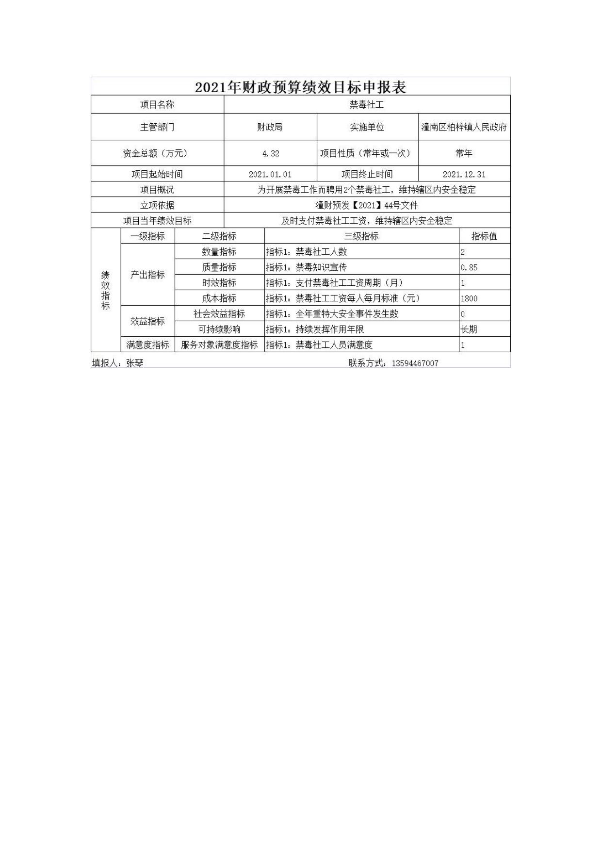 柏梓镇2021年预算项目绩效目标公开.pdf