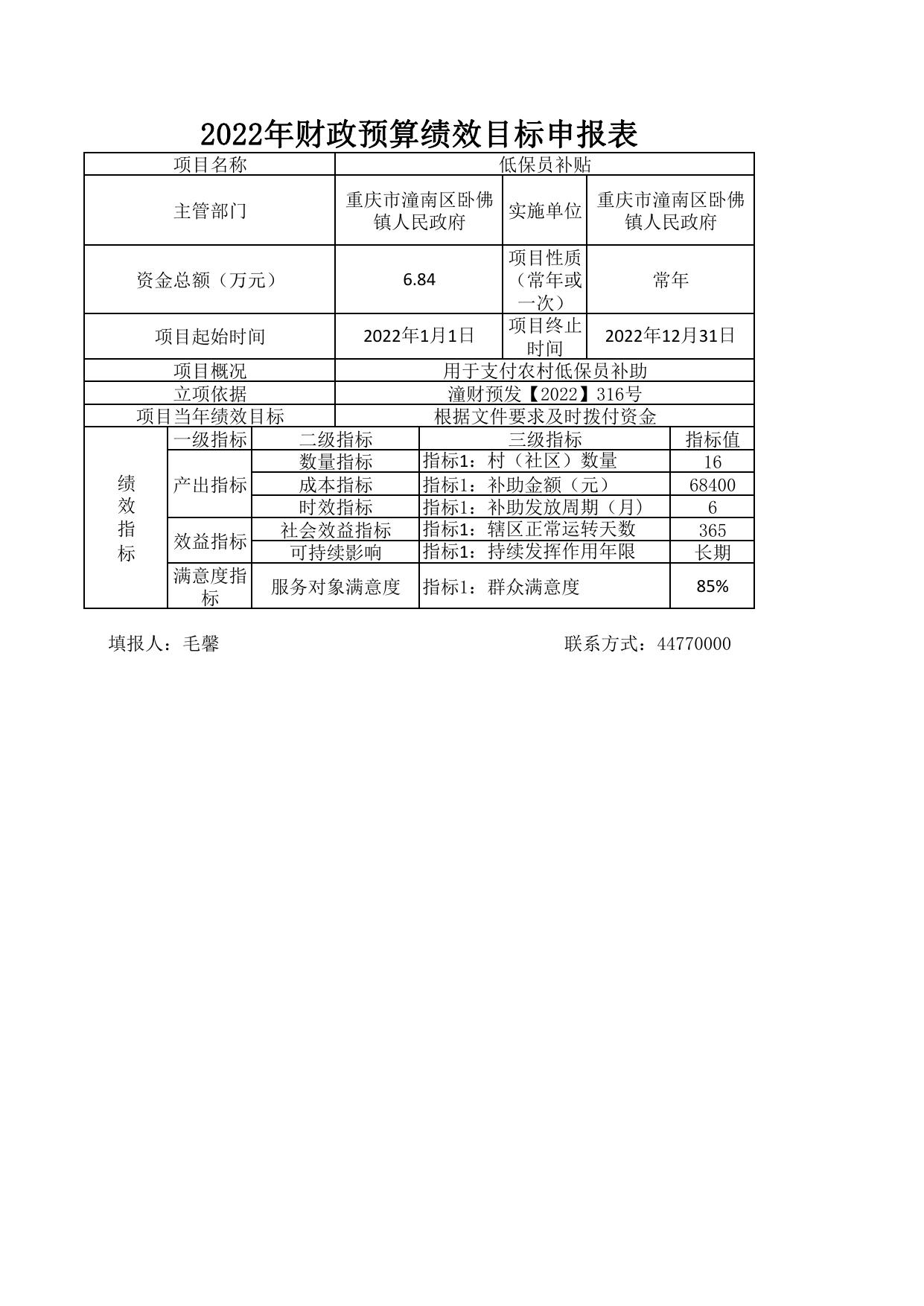 2022年预算绩效目标表（补充）-卧佛.pdf