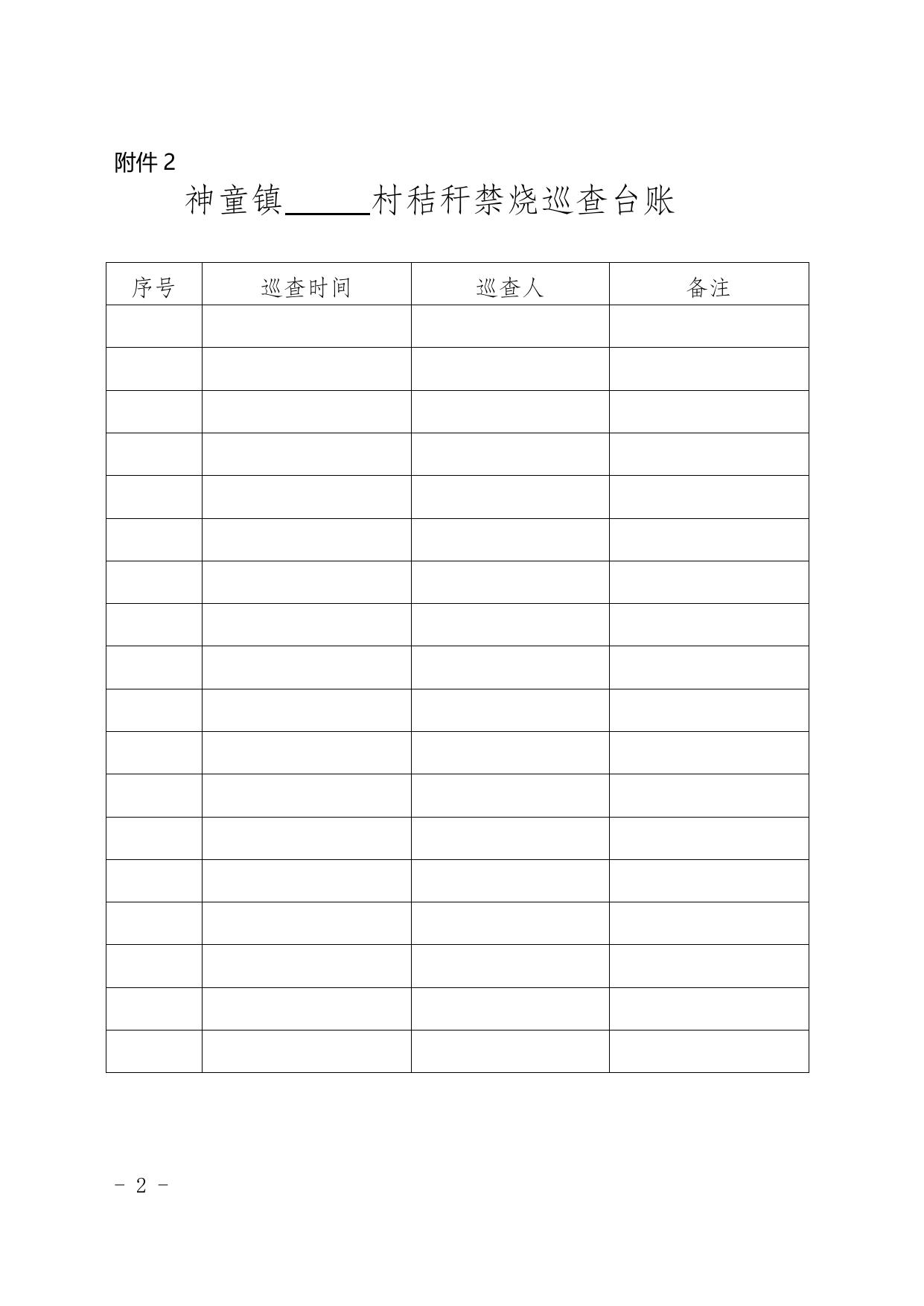 神童镇村秸秆秸秆资源台账附件.docx