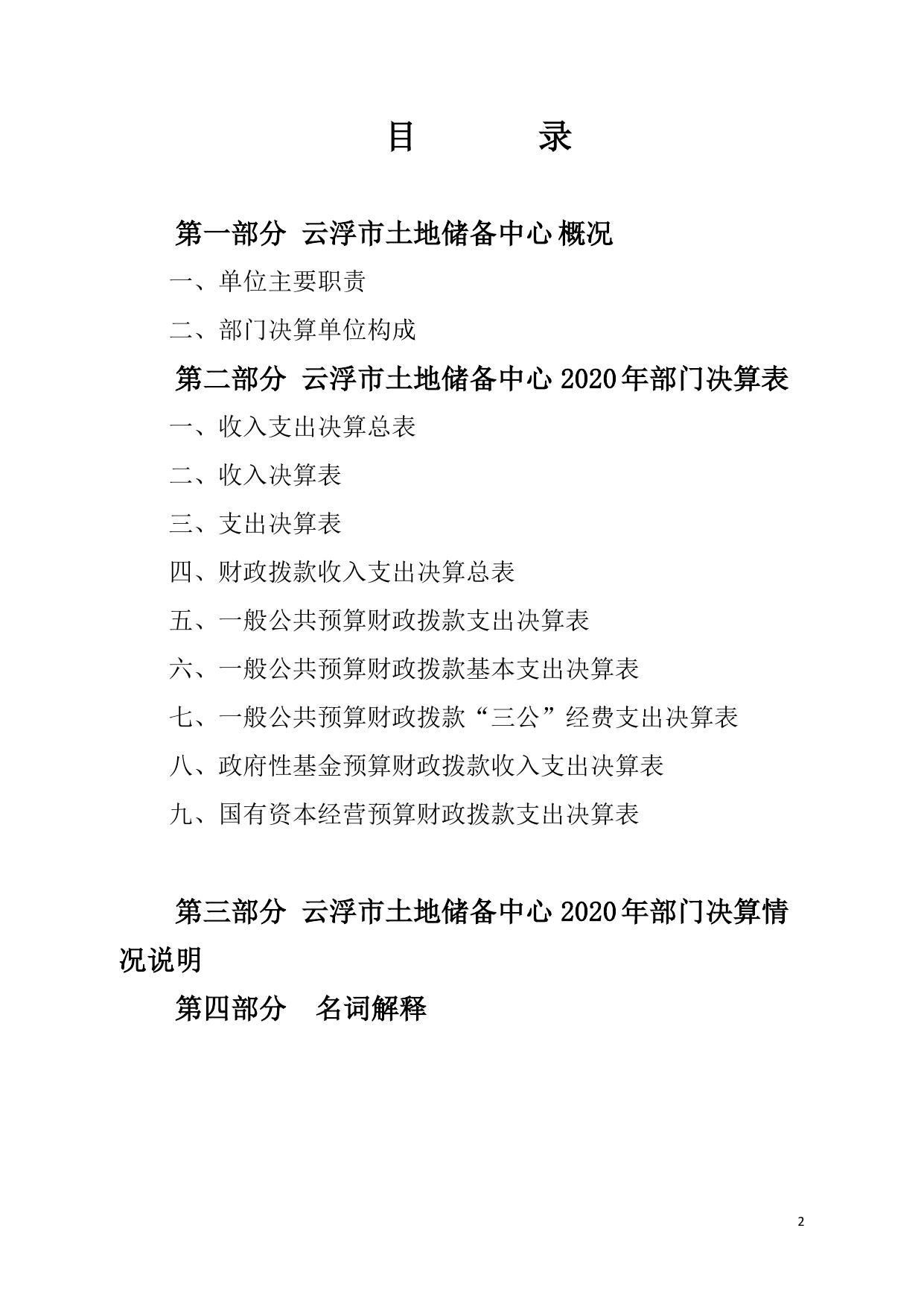 2020年云浮市土地储备中心部门决算.pdf