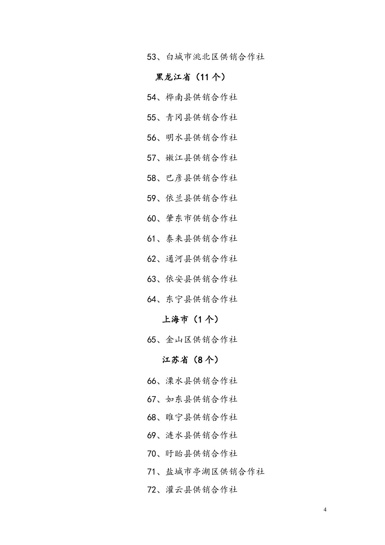 附件：2011年县级经营服务网络建设重点扶持供销合作社名单.doc