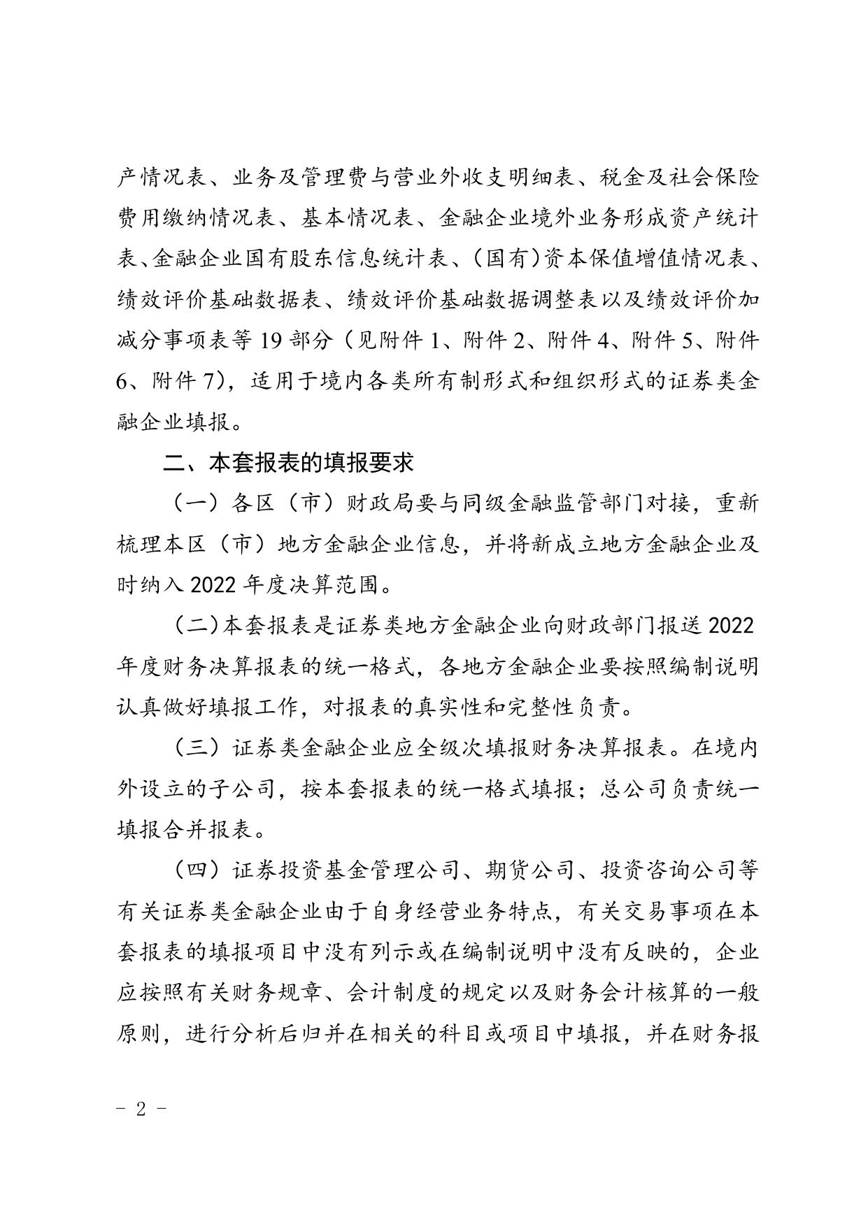 青岛市财政局关于报送2022年度地方金融企业财务决算报表（证券类）的通知.doc