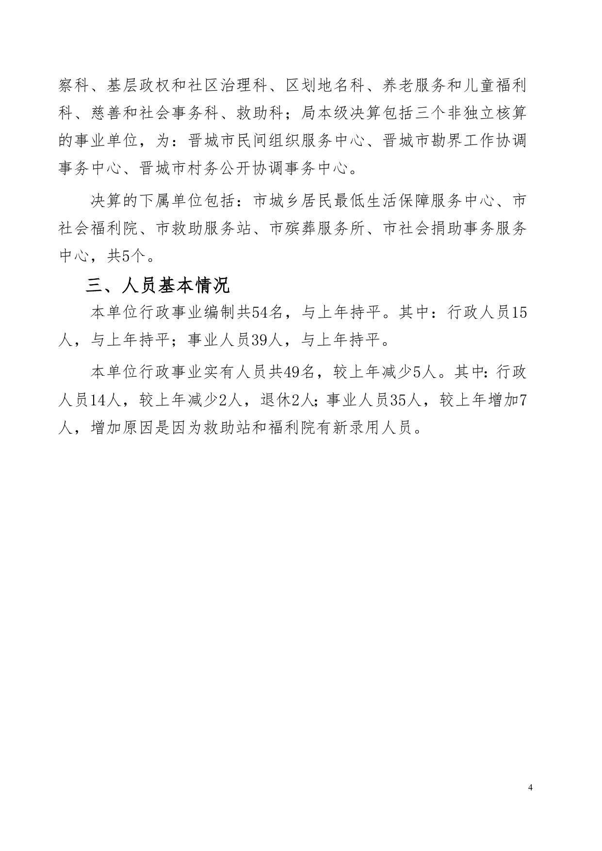 晋城市民政局2020年部门决算.doc