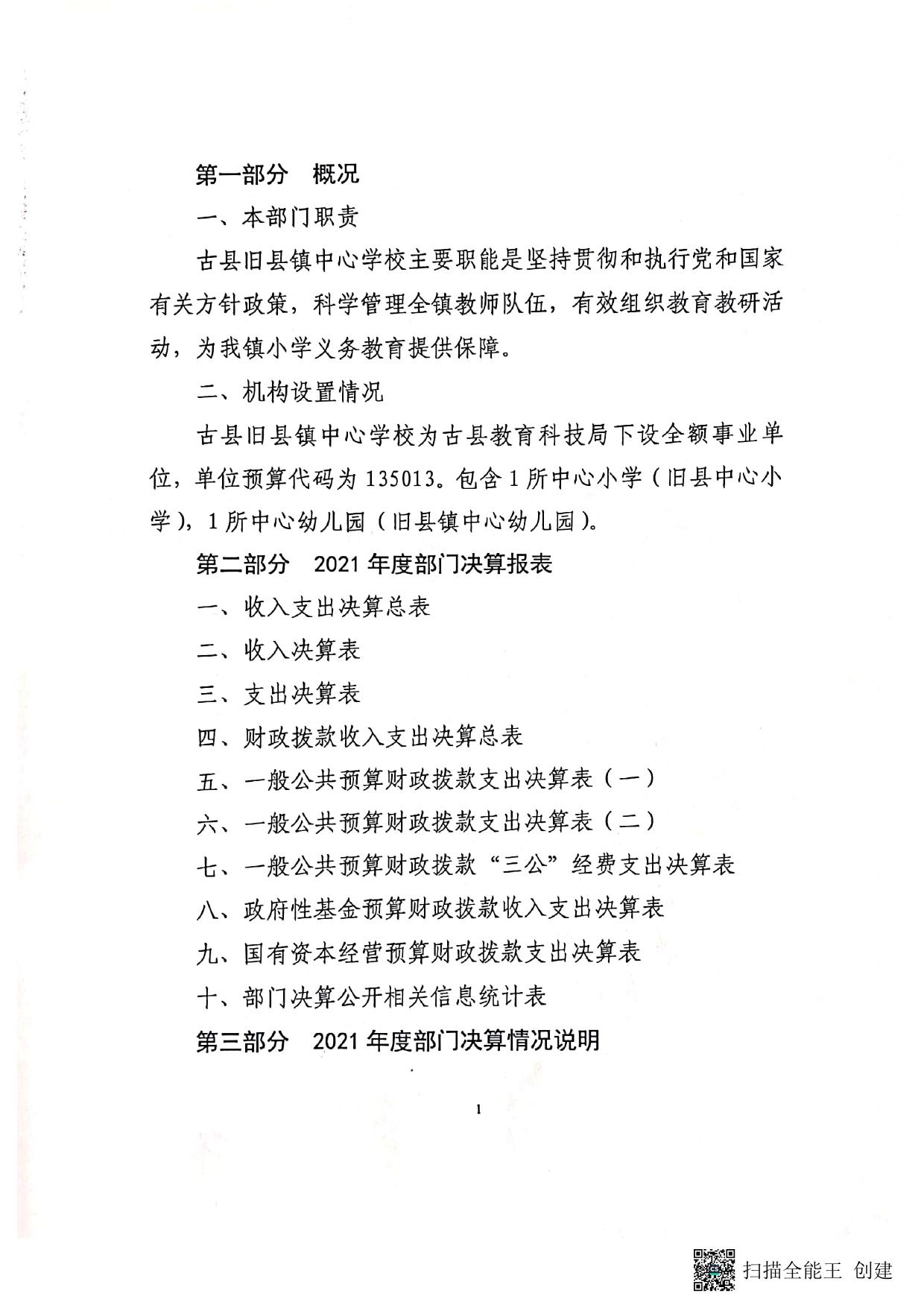 古县旧县镇中心学校2021年度部门决算.pdf