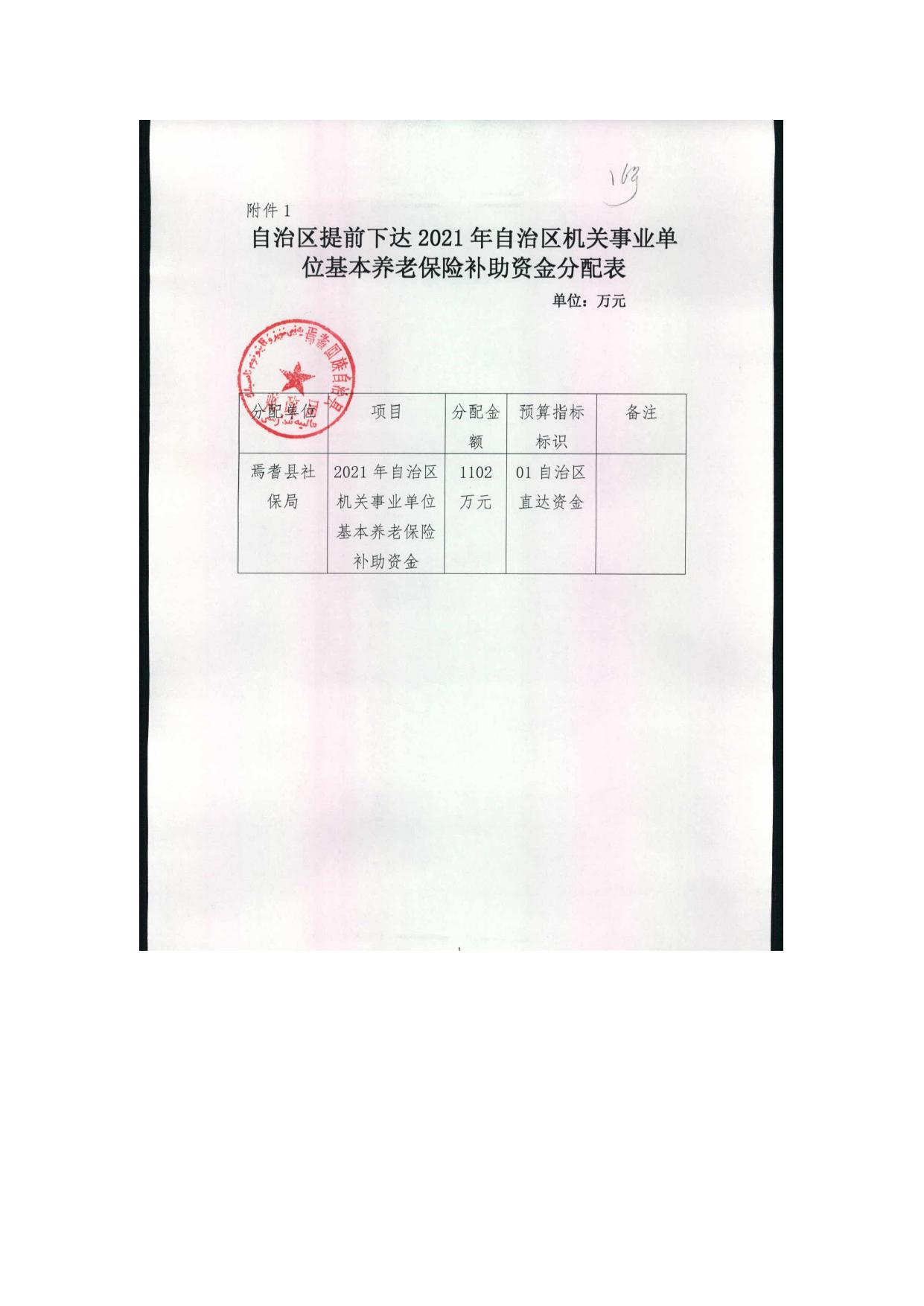 焉财社【2021】16号关于提前下达2021年自治区机关事业单位基本养老保险补助资金的通知.pdf