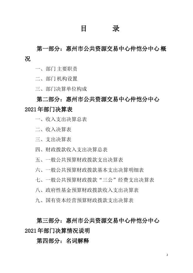 　　2021年惠州市公共资源交易中心仲恺分中心决算公开（含“三公”经费）.pdf