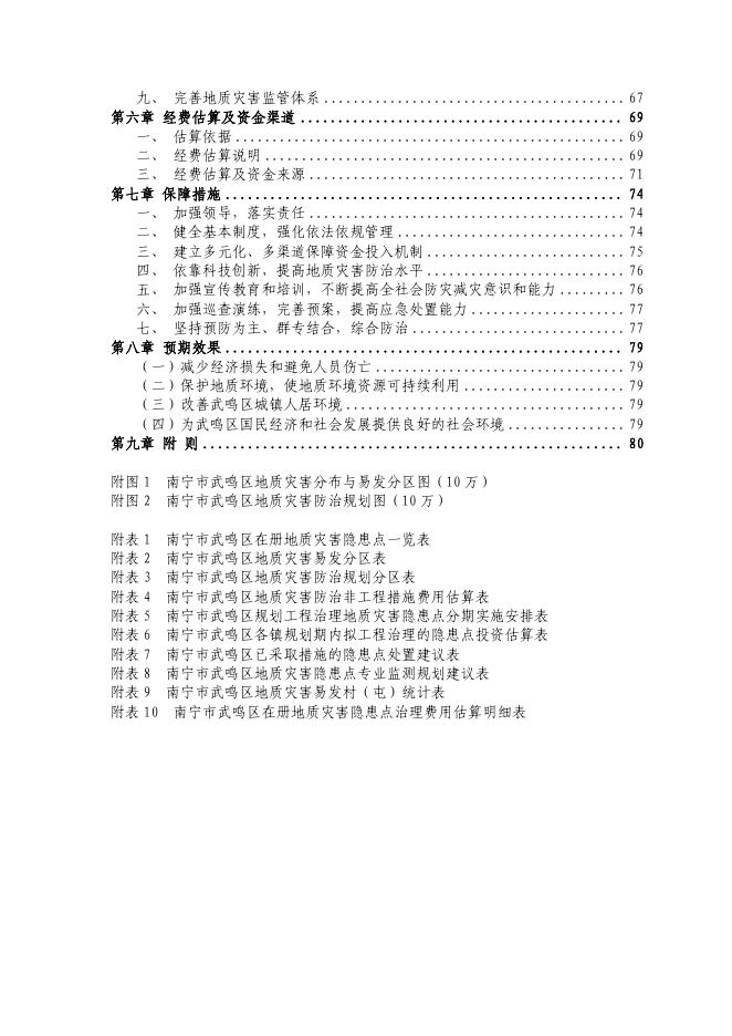 南宁市武鸣区地质灾害防治规划(文本)1202.pdf