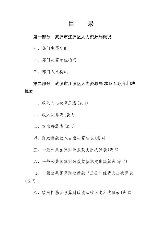 2018年度武汉市江汉区人力资源局部门决算.pdf