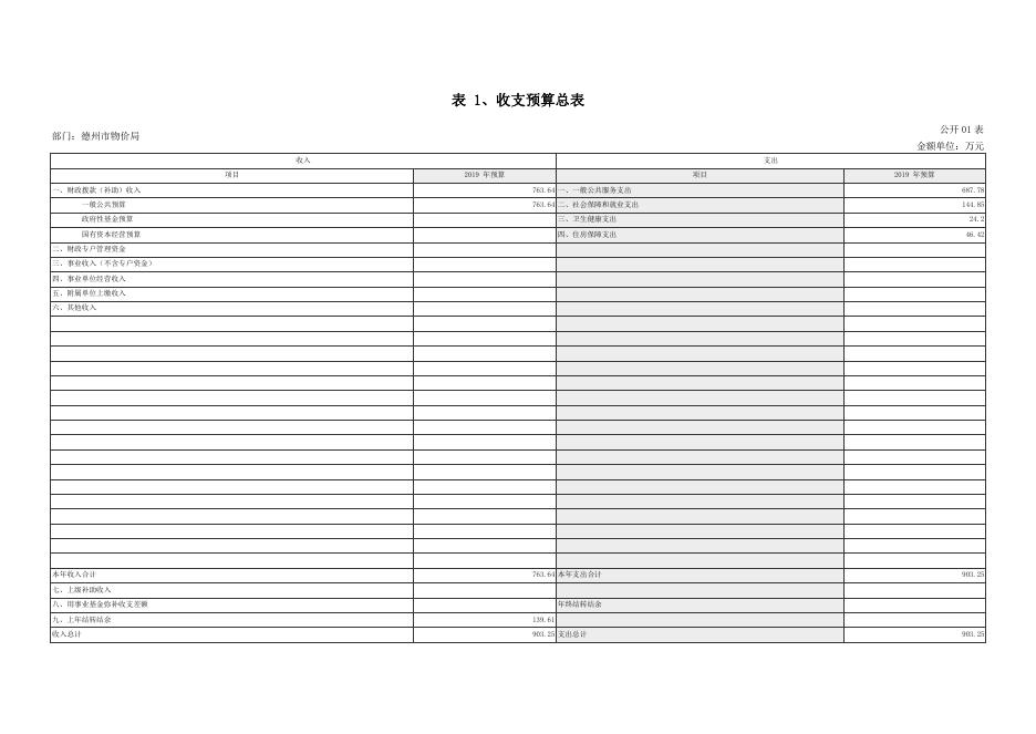 2019年德州市物价局部门预算.pdf