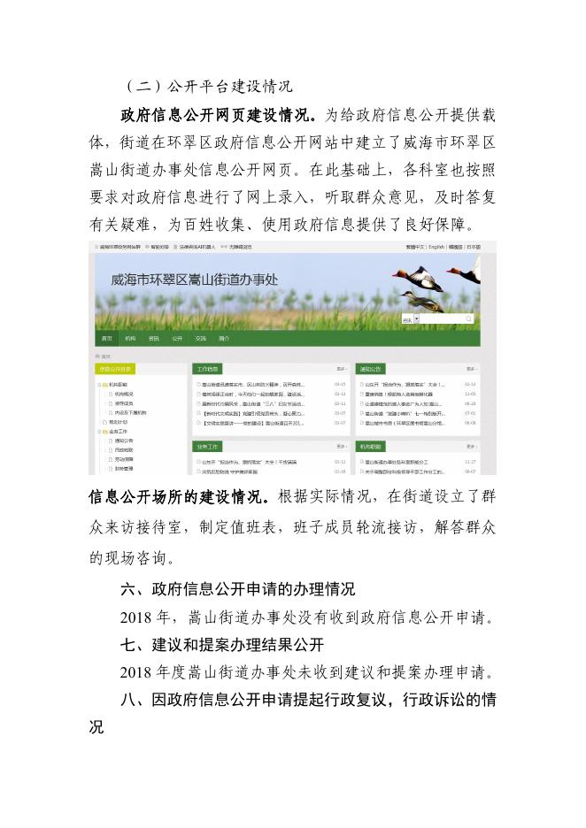 嵩山街道办事处2018年度信息公开工作年度报告.pdf