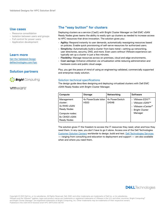 CaaS with Bright 解决方案简述.pdf
