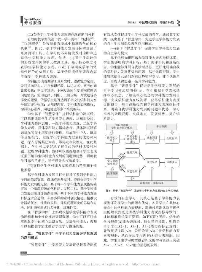 【教学模式】王磊,周冬冬,支瑶,黄燕宁,胡久华,陈颖.学科能力发展评学教系统的建设与应用模式研究[J].中国电化教育,2019(01)28-34..pdf