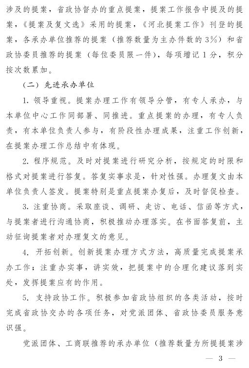 ● 关于评选表彰河北省政协优秀提案、先进承办单位和优秀提案工作者的通知（冀协办发）（委员）.pdf