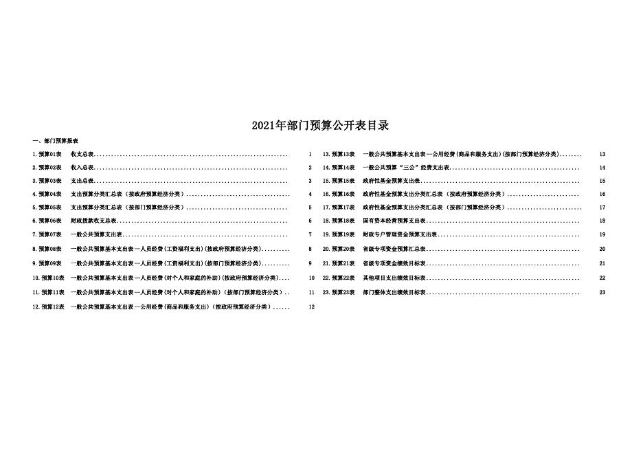 湖南工程职业技术学院2021年预算表.pdf