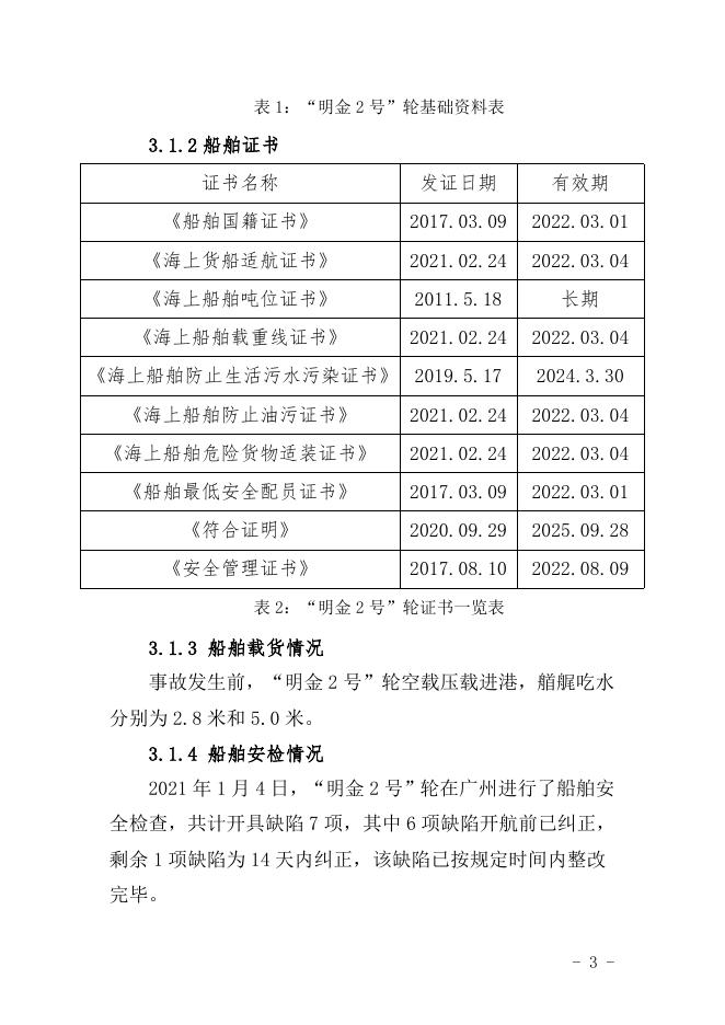附件：唐山“5·26”“明金2号”轮触碰 25T-2门机事故调查报告（终稿） (公示).doc