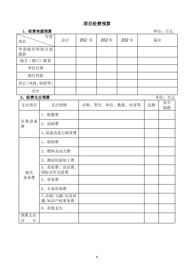 科技研发与应用（科研）项目申请书.doc