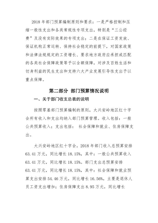 2018年大兴安岭地区红十字会部门预算公开说明.docx