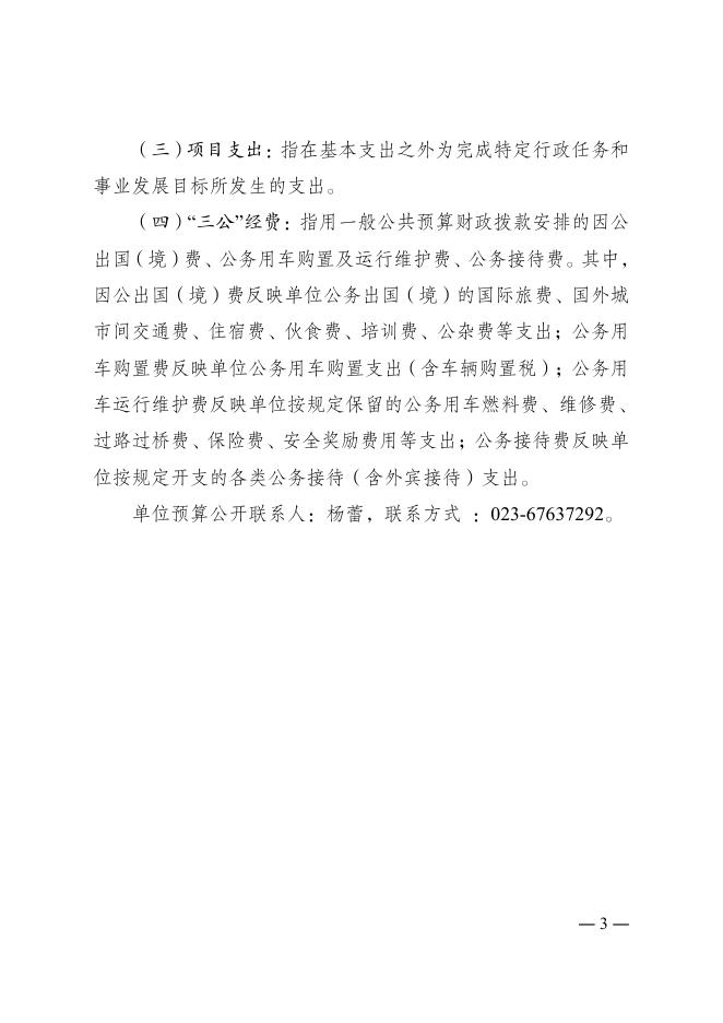 重庆市统计数据管理中心2023年单位预算公开说明.pdf