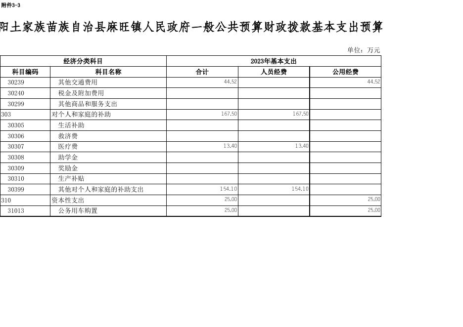 麻旺镇2023年部门预算附表.xlsx