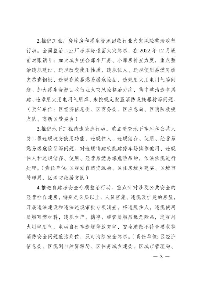 重庆市铜梁区人民政府办公室关于印发重庆市铜梁区城市重大火灾风险防治行动计划（2022—2024年）的通知.doc
