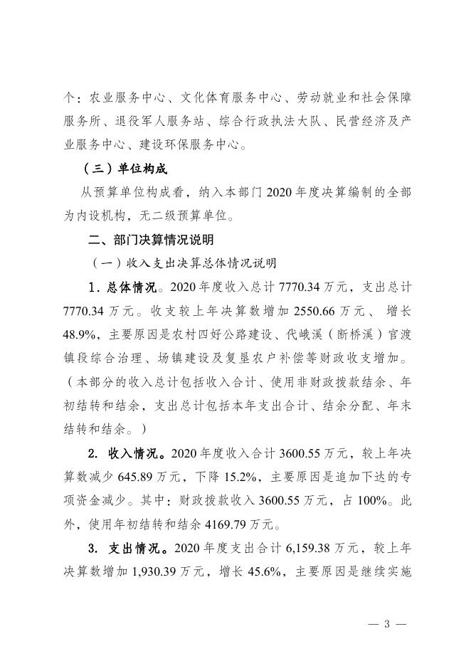 重庆市合川区官渡镇人民政府2020年度部门决算公开.pdf