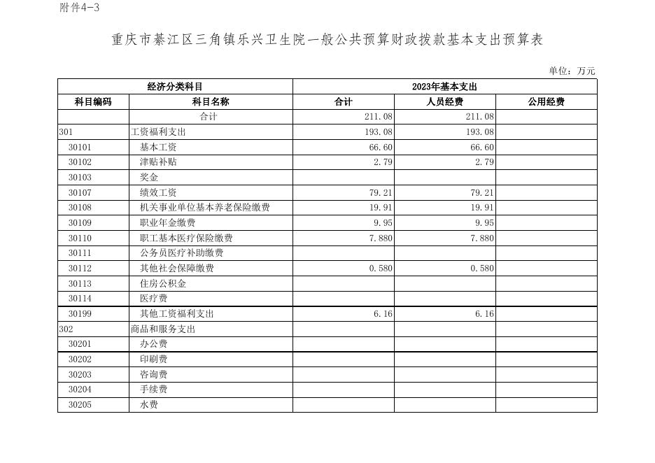 乐兴卫生院2023部门预算公开附表.xls