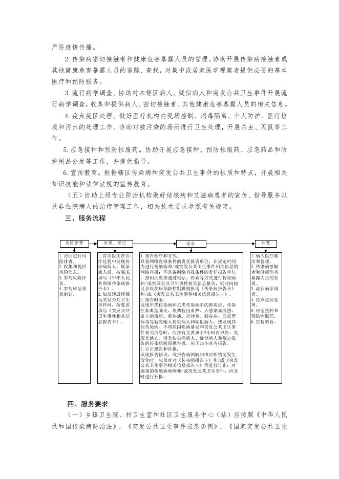 传染病及突发公共卫生事件报告和处理服务指南 附件.doc