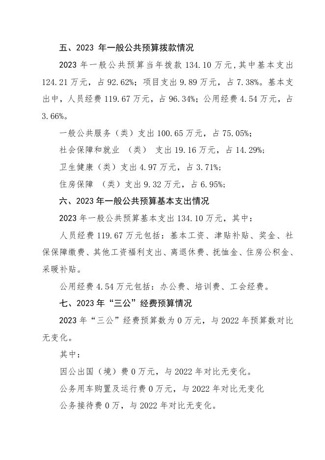 松原市政协信息中心2023年预算公开.pdf