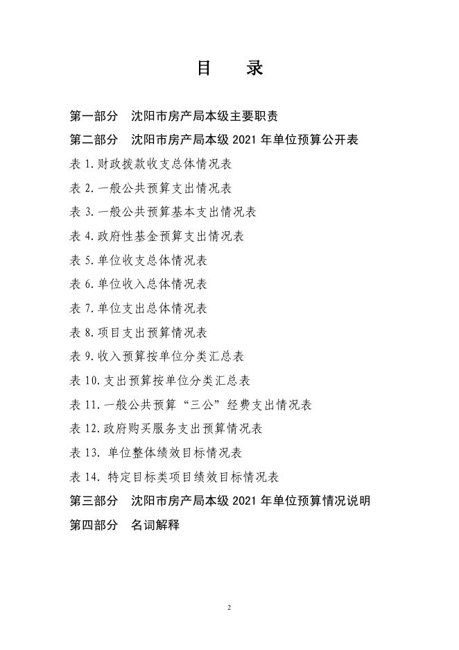 沈阳市房产局本级2021年单位预算公开.pdf