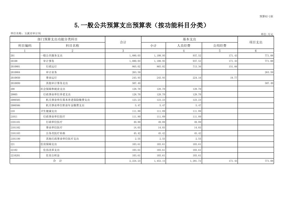 附件3.玉溪市审计局2021年部门预算表.xlsx