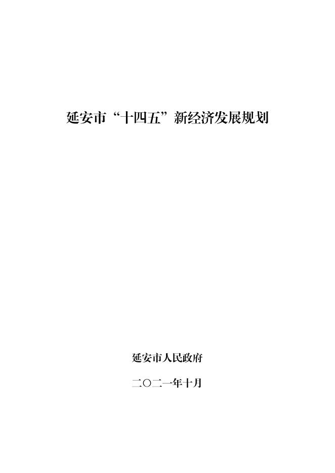 延安市“十四五”新经济发展规划.pdf