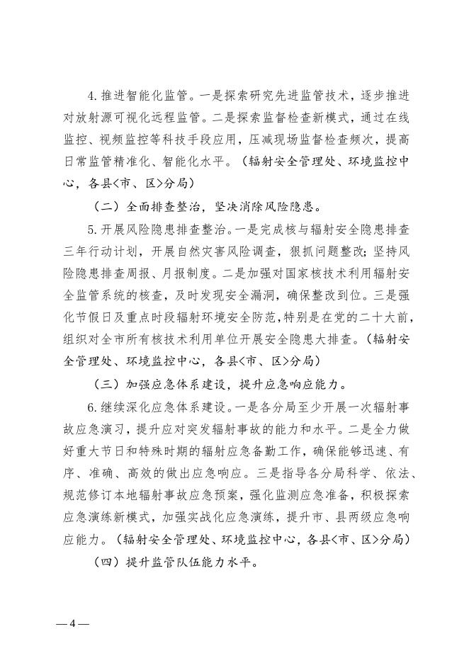 关于印发《邯郸市2022年核与辐射安全监管工作要点》的通知.docx