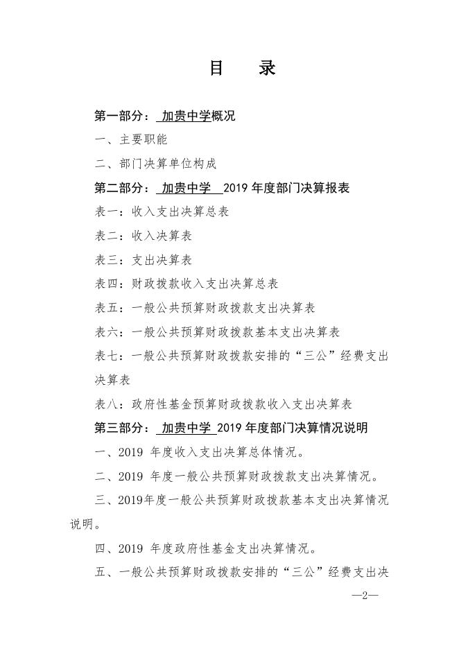 加贵中学2019年度部门决算公开.doc