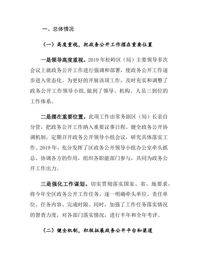 松岭区2019年政府信息公开工作年度报告.docx
