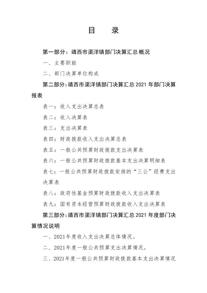 2021年靖西市渠洋镇人民政府部门决算公开.pdf