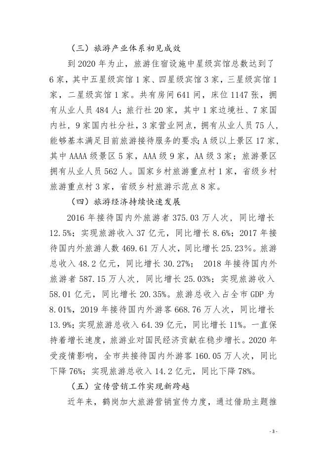 鹤岗市旅游业“十四五”发展规划.pdf