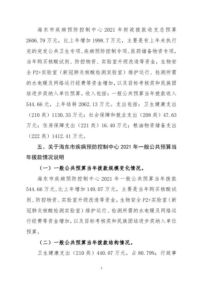 附件：海东市疾病预防控制中心2021年部门预算公开情况说明及名词解释.pdf