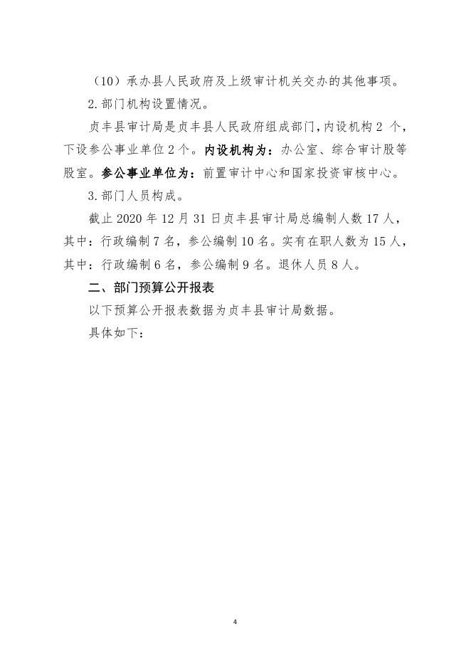 贞丰县审计局2021年单位预算及“三公”经费预算信息.pdf