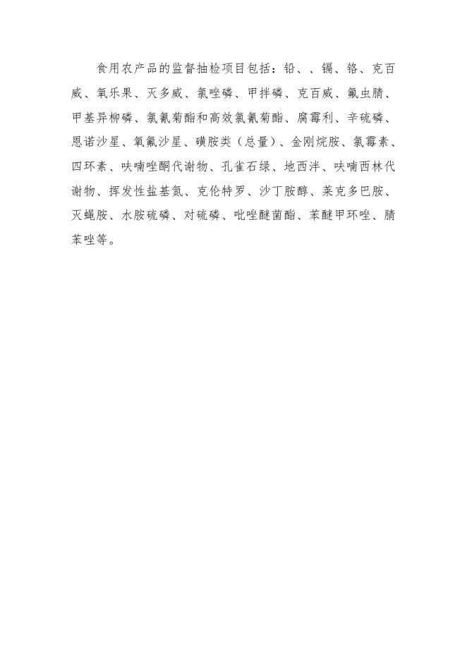 附件1：商州区检验项目.docx