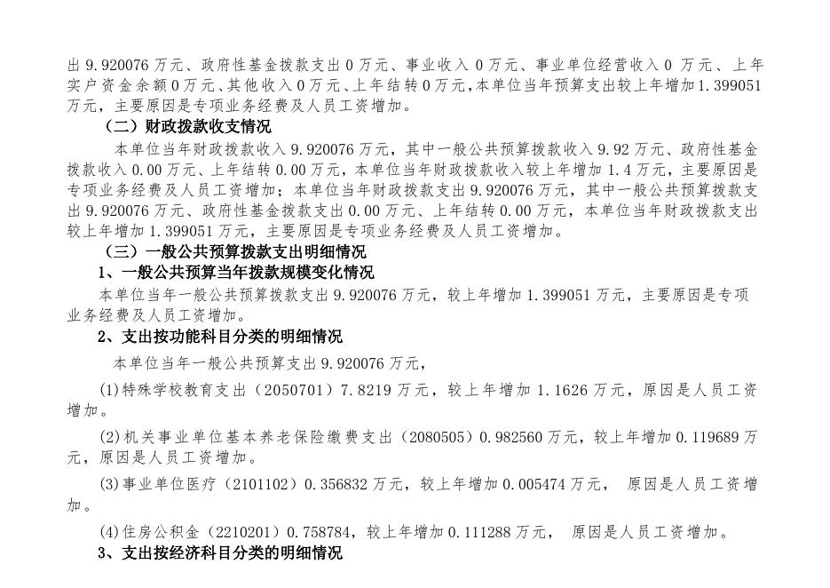 2023年武功县特殊教育学校预算公开说明(3).docx