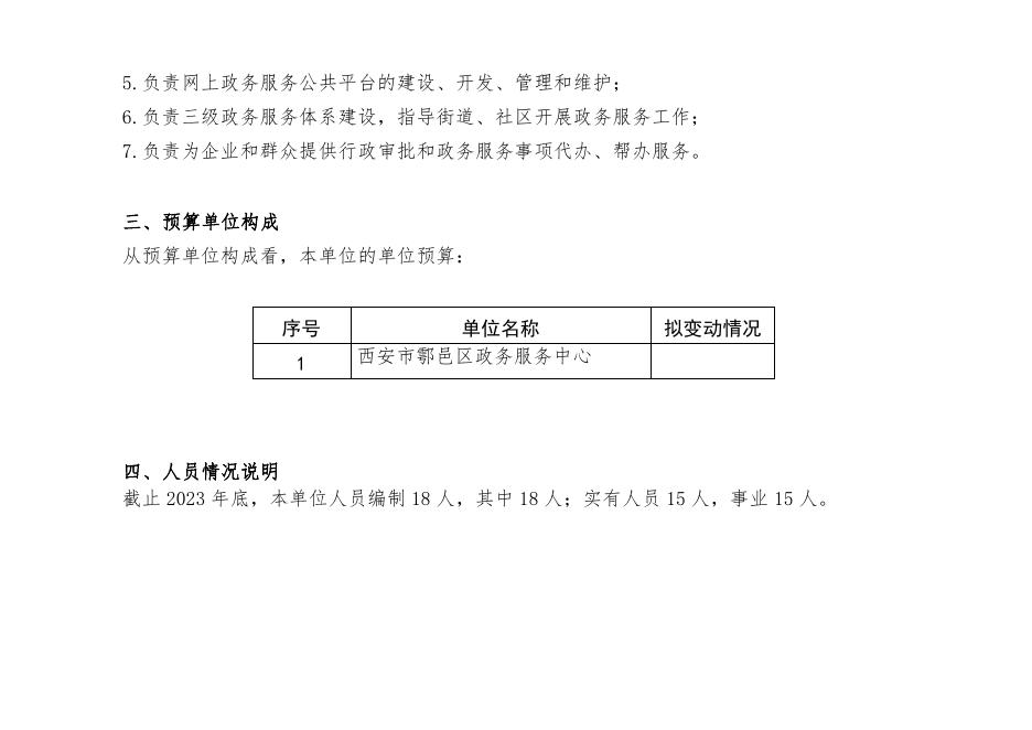 西安市鄠邑区政务服务中心2023年部门所属单位预算公开说明.pdf
