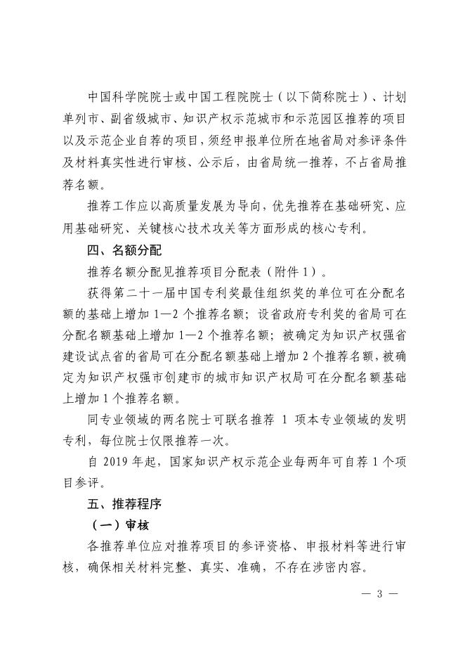 附件1：国家知识产权局关于评选第二十二届中国专利奖的通知.pdf