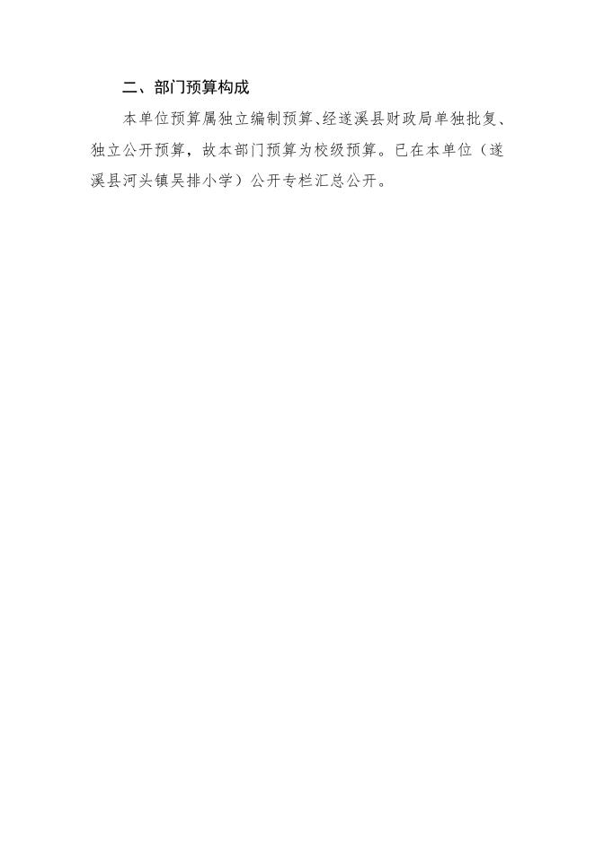 遂溪县河头镇吴排小学2020年部门预算.doc