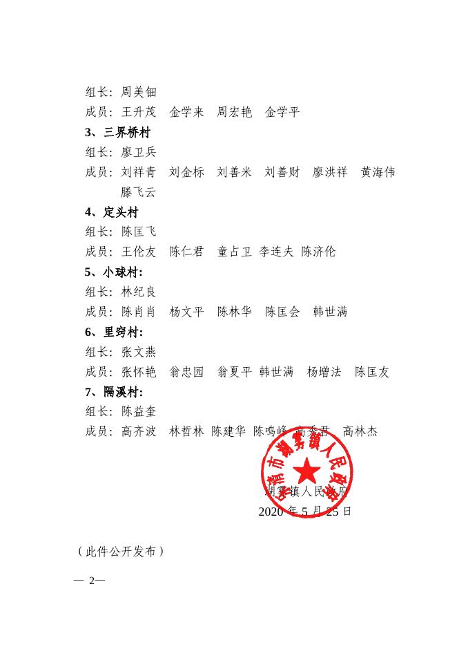 湖政〔2020〕16号关于成立湖雾镇各社区、村第七次人口普查领导小组的通知.pdf
