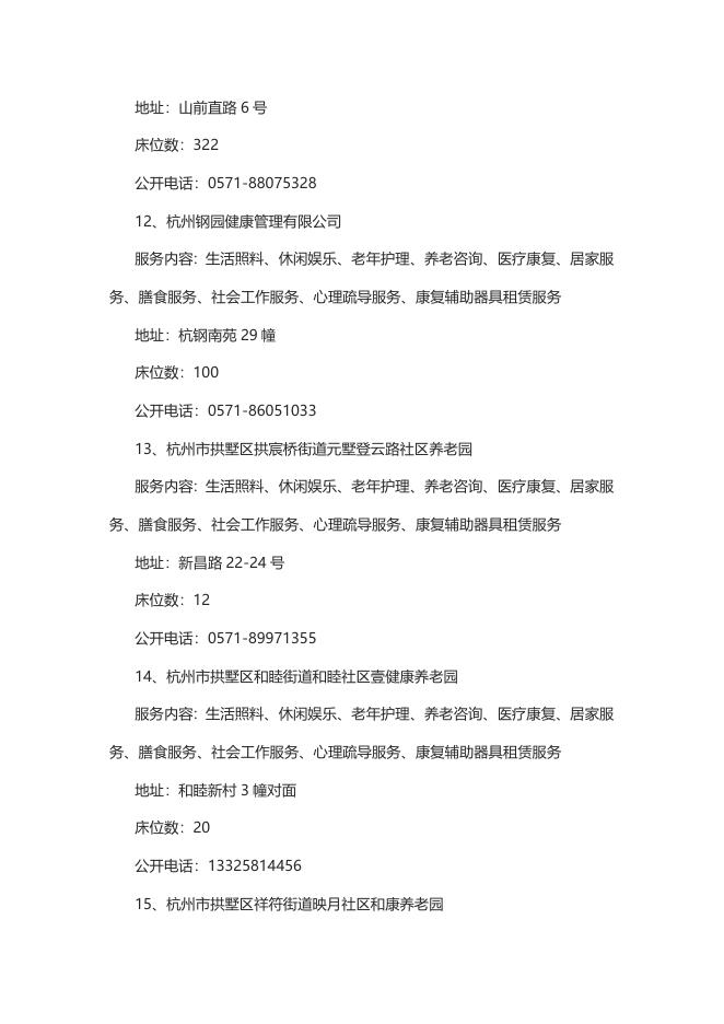 2022年拱墅区养老机构备案情况.docx